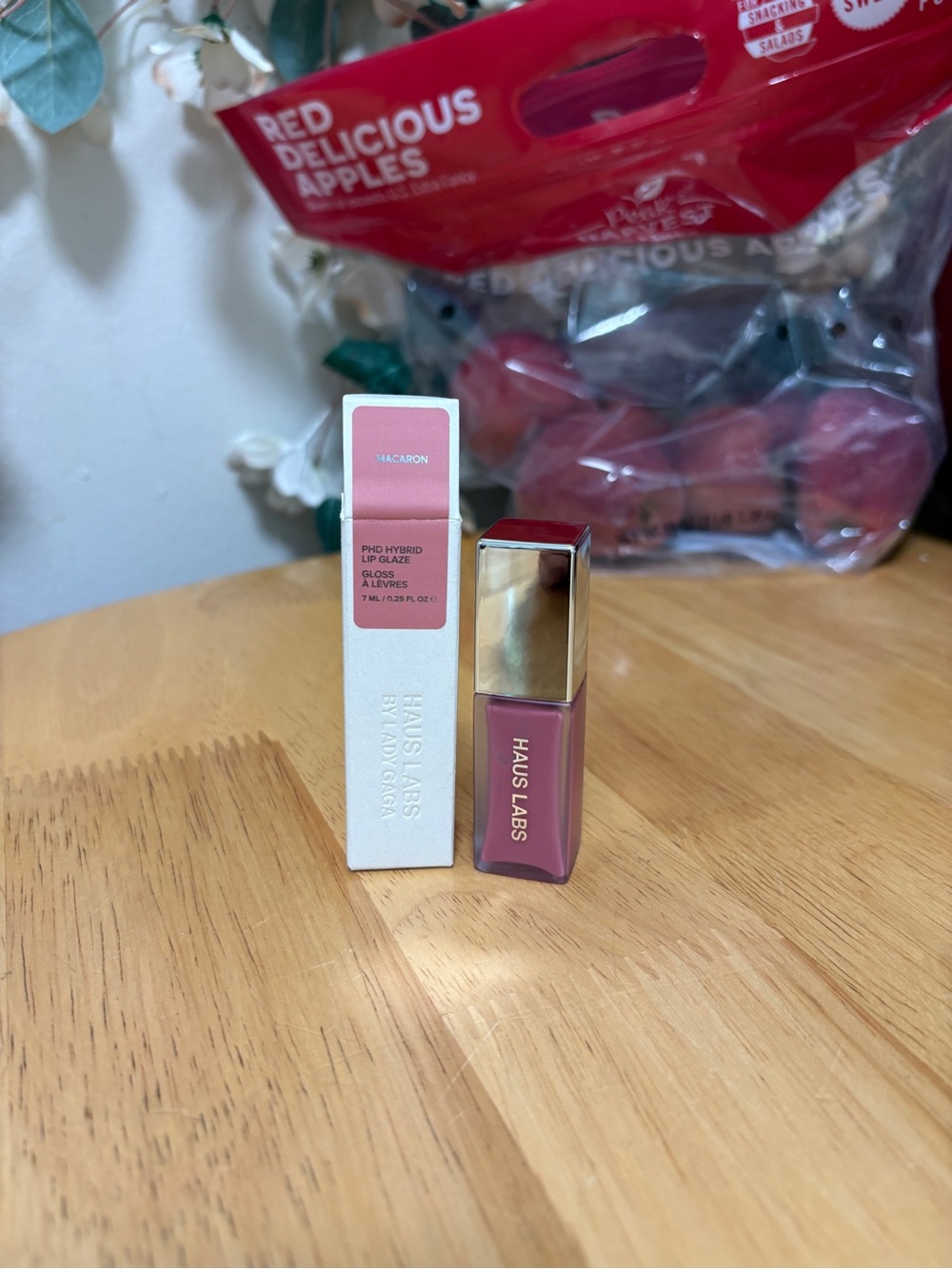 Haus Labs Phd Hybrid Lip Glaze In MACARON, Full Sz 0.25 fl.oz, BNIB, AUTHENTIC